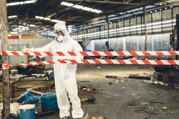 Professional Infectious Disease Decontamination technician working in Olivet, SD